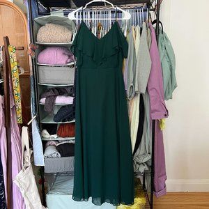 Birdy Grey – Jane Convertible Maxi Bridesmaid Dress (Hemmed) – Emerald Green